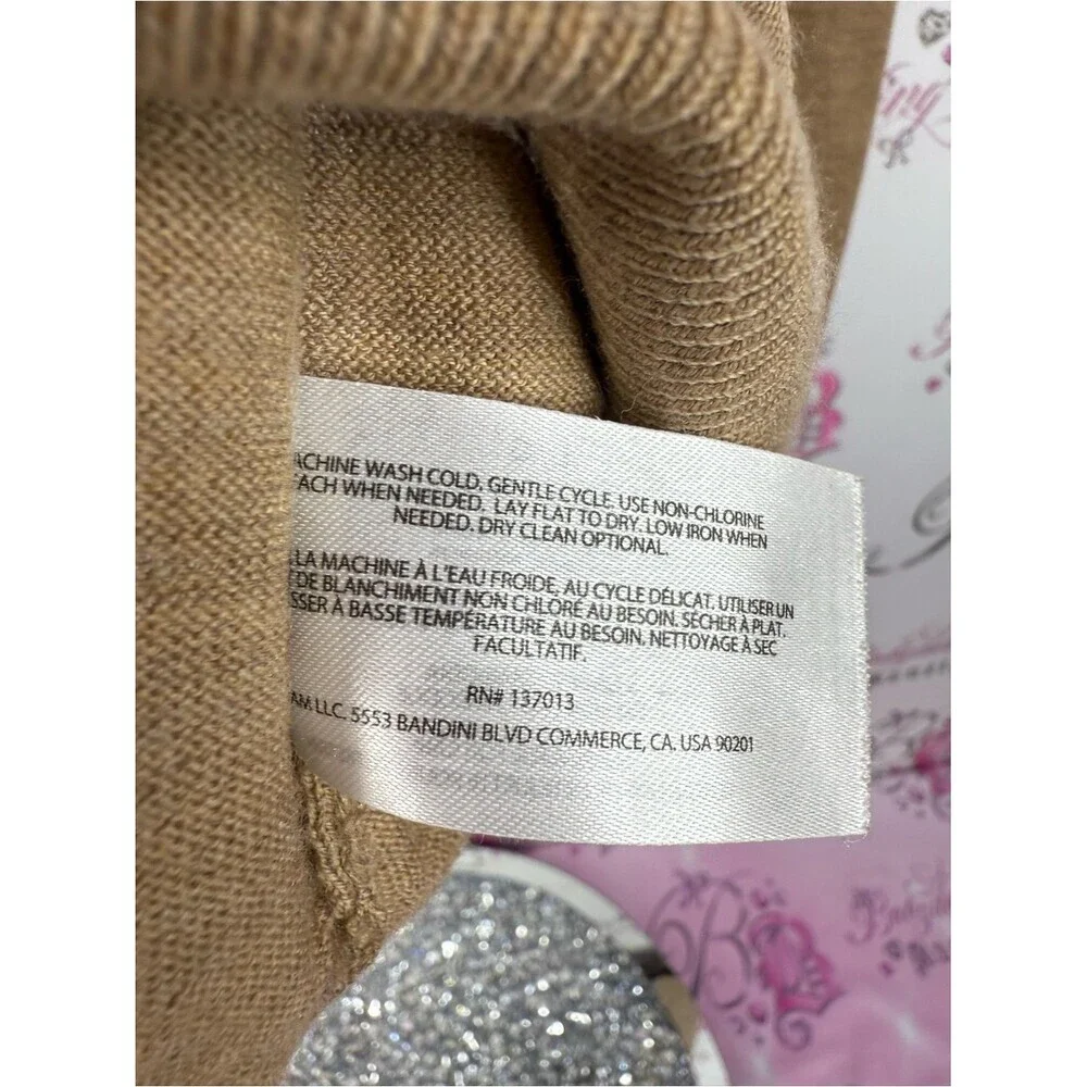 Banana Republic merino wool sweater top Crewneck Sweater - Camel